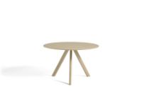 Billede af HAY CPH 20 Round Table Ø: 120 cm - Lacquered Solid Oak/Lacquered Oak Veneer 