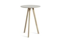 Billede af HAY CPH 20 Round Table Ø: 70 cm - Lacquered Solid Oak/Off White Linoleum