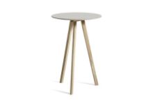 Billede af HAY CPH 20 Round Table Ø: 70 cm - Lacquered Solid Oak/Off White Linoleum
