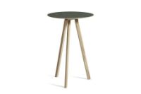 Billede af HAY CPH 20 Round Table Ø: 70 cm - Lacquered Solid Oak/Green Linoleum