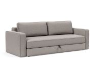 Billede af Innovation Living Black Label ILB 401 Sovesofa m. Armlæn 150-200 cm - Corocco Warm Grey/Mat Sort 
