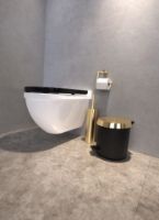 Billede af FROST NOVA2 Toiletbørste 1 t/gulv H: 41,5cm - Børstet Guld