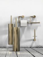 Billede af FROST NOVA2 Toiletbørste 1 t/gulv H: 41,5cm - Poleret Guld