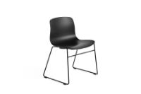 Billede af HAY AAC 08 About A Chair SH: 46 cm - Black Powder Coated Steel/Black