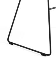 Billede af HAY AAC 08 About A Chair SH: 46 cm - Black Powder Coated Steel/Black