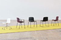 Billede af HAY AAC 08 About A Chair SH: 46 cm - Black Powder Coated Steel/Black