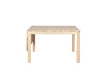 Billede af Haslev Klassik 5E Klapbord m. 2 Klapper 85x85 cm - Hvidolieret Eg