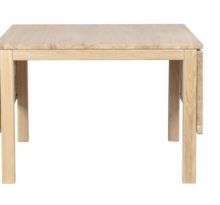 Billede af Haslev Klassik 3D Klapbord 75x75 cm - Hvidolieret Eg