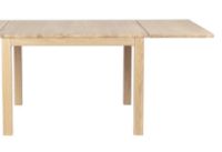 Billede af Haslev Klassik 3D Klapbord 75x75 cm - Hvidolieret Eg