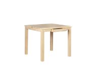 Billede af Haslev Klassik 2A Lampebord 60x60 cm - Hvidolieret Eg