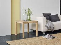 Billede af Haslev Klassik 2A Lampebord 60x60 cm - Hvidolieret Eg