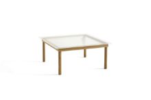 Billede af HAY Kofi Table 80x80 cm - Solid Oak / Clear Reeded Glass