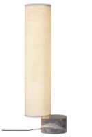 Billede af GUBI Unbound Gulvlampe H: 120 cm Large - Natural Canvas/Grey Marble