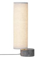 Billede af GUBI Unbound Bordlampe H: 45 cm - Natural Canvas/Grey Marble