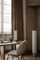 Billede af GUBI Unbound Bordlampe H: 45 cm - Natural Canvas/Grey Marble