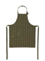 Billede af Ferm Living Hale Apron 72x86 cm - Green/Black OUTLET