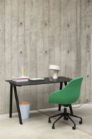 Billede af HAY AAC155 Drejestol About A Chair SH: 44 cm - Black Powder Coated Aluminium/Vidar 932