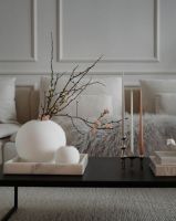 Billede af STOFF Nagel Taper Candles by Ester & Erik 6 pcs H: 29 cm - Warm Grey