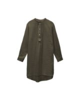 Billede af By Nord Skjortekjole Alfrid S/M - Bark  OUTLET