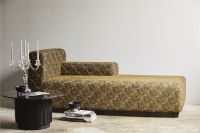 Billede af Nordal Erie Round Side Table Med Marmor Ø:90 cm - Black 