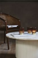 Billede af Nordal Erie Round Coffee Table Ø:75 cm - White Marble Top 