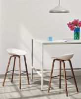 Billede af HAY New Order High Table 200x100 cm - Light Grey Powder Coated / Grey Linoleum