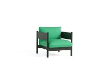 Billede af HAY Arbour Club Armchair SH: 40 cm - Vidar 932 / Bottle Green Water-Based Lacquered Solid Beech