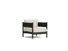 Billede af HAY Arbour Club Armchair SH: 40 cm - Vidar 1511 / Bottle Green Water-Based Lacquered Solid Beech