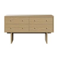 Billede af GUBI Private Sideboard 160x45 cm - Light Stained Oak Veneer