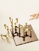 Billede af STOFF Nagel Glass Base Square 27x27 cm - Smoked Black