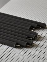 Billede af STOFF Nagel Candles 12 pcs H: 18 cm - Black