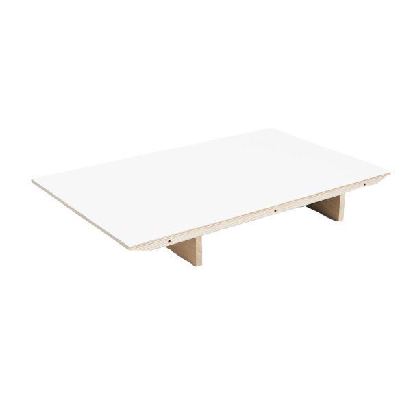 Billede af HAY CPH 30 Extendable Leaf 50x80 cm - Oak Lacquered Plywood/White Laminate