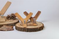 Billede af Hoigaard Y-Knage 36 x 24 cm - Valnød