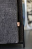 Billede af Bent Hansen Pado 1 3 pers. Sofa L: 245 cm - Eros 36 Light Brown / Sort Stel