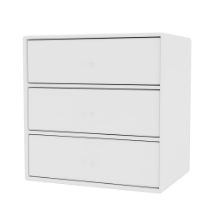 Billede af Montana Mini 1007 Modul med 3 Skuffer 35x35 cm - 101 New White