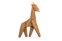 Billede af FableWood Giraffen 12x23 cm - Valnød/Ask OUTLET