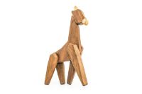 Billede af FableWood Giraffen 12x23 cm - Valnød/Ask OUTLET