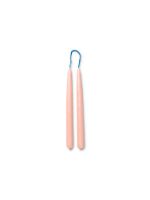 Billede af Ferm Living Dipped Candles Set of 8 H: 15 cm - Blush OUTLET