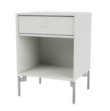 Billede af Montana Selection Dream Sengebord med ben 35,4x35,4x30 cm - 09 Nordic / Chrome