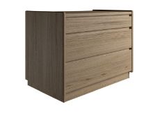 Billede af Kaagaard 338047 Kommode med Sokkel 80x51x47cm - Oliebehandlet Eg