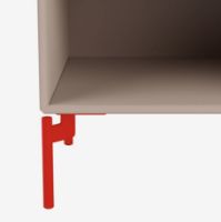 Billede af Montana MB126 Ben til reolmodul 4 stk. H: 12,6 cm - 145 Rosehip