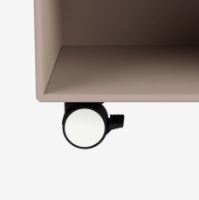 Billede af Montana SRCO Hjul til reolmodul 4 stk. H: 7,8 cm - 01 White