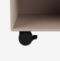 Billede af Montana SRCO Hjul til reolmodul 4 stk. H: 7,8 cm - 05 Black