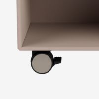 Billede af Montana SRCO Hjul til reolmodul 4 stk. H: 7,8 cm - 141 Truffle