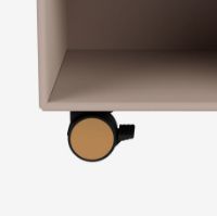 Billede af Montana SRCO Hjul til reolmodul 4 stk. H: 7,8 cm - 142 Amber