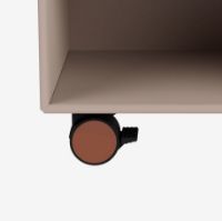 Billede af Montana SRCO Hjul til reolmodul 4 stk. H: 7,8 cm - 146 Hazelnut