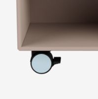 Billede af Montana SRCO Hjul til reolmodul 4 stk. H: 7,8 cm - 148 Flint