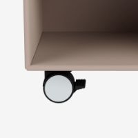 Billede af Montana SRCO Hjul til reolmodul 4 stk. H: 7,8 cm - 156 Oyster