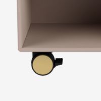 Billede af Montana SRCO Hjul til reolmodul 4 stk. H: 7,8 cm - 157 Cumin