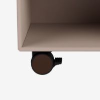 Billede af Montana SRCO Hjul til reolmodul 4 stk. H: 7,8 cm - 160 Balsamic